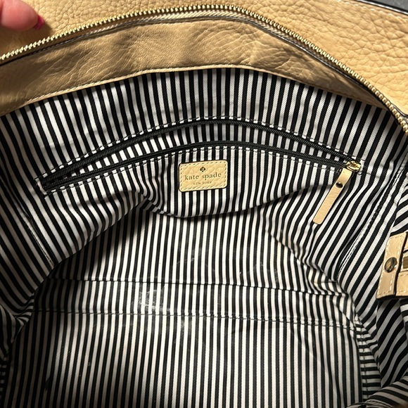 Kate Spade Claremont Drive Marcella Cashew Tan Satchel Handbag, GUC - Picture 10 of 16